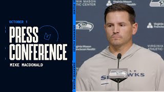 Head Coach Mike Macdonald On The Upcoming Matchup vs. Buccaneers