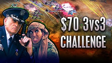 $70 3v3 Challenge: Experts vs Pros - Best of 11 | C&C Generals Zero Hour