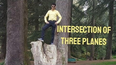 Intersection of three planes