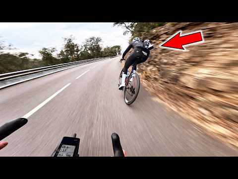 Chasing One of America's Fastest Cyclists Downhill // Els Àngels, Girona thumbnail