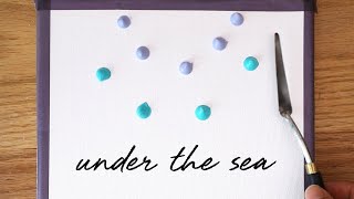 Acrylic Painting | Under the sea painting | Step by step Acrylic painting #139