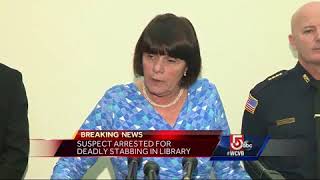 Suspect arrested for deadly stabbing in library