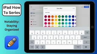 Notability - Organization (Stay organized with all your notes using Dividers and Subjects)