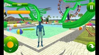 Superhero Water Slide Uphill Rush - Android GamePlay screenshot 3