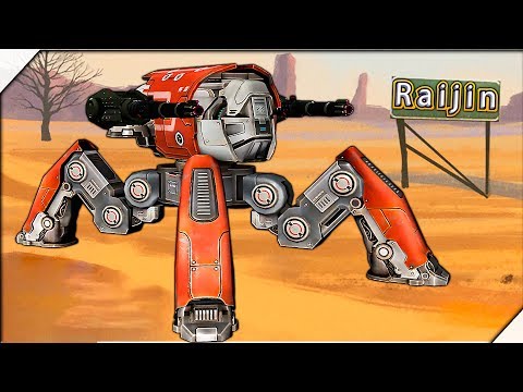 СУПЕР РОБОТ ПАУК Raijin - Игра War Robots. Игры для андроид. Битва роботов  2
