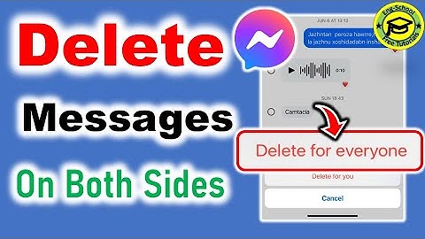 How To Delete Messages On Messenger For Both Sides [2025 UPDATE]