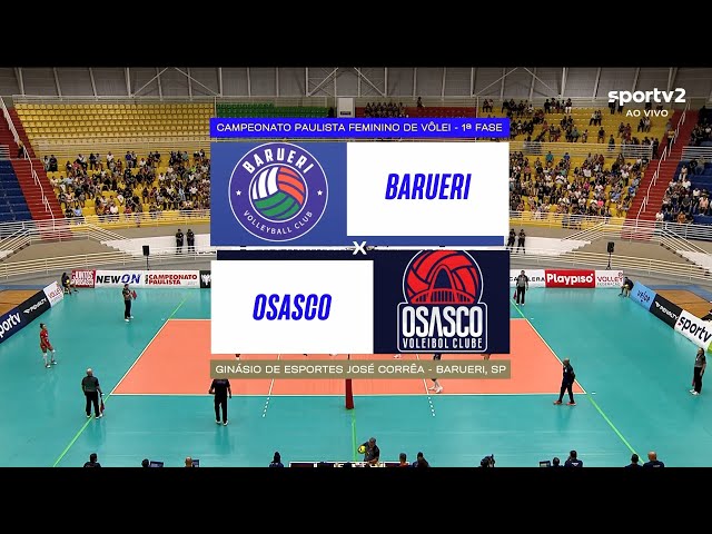 CAMPEONATO PAULISTA DE VÔLEI FEMININO 2023 - BARUERI X OSASCO 