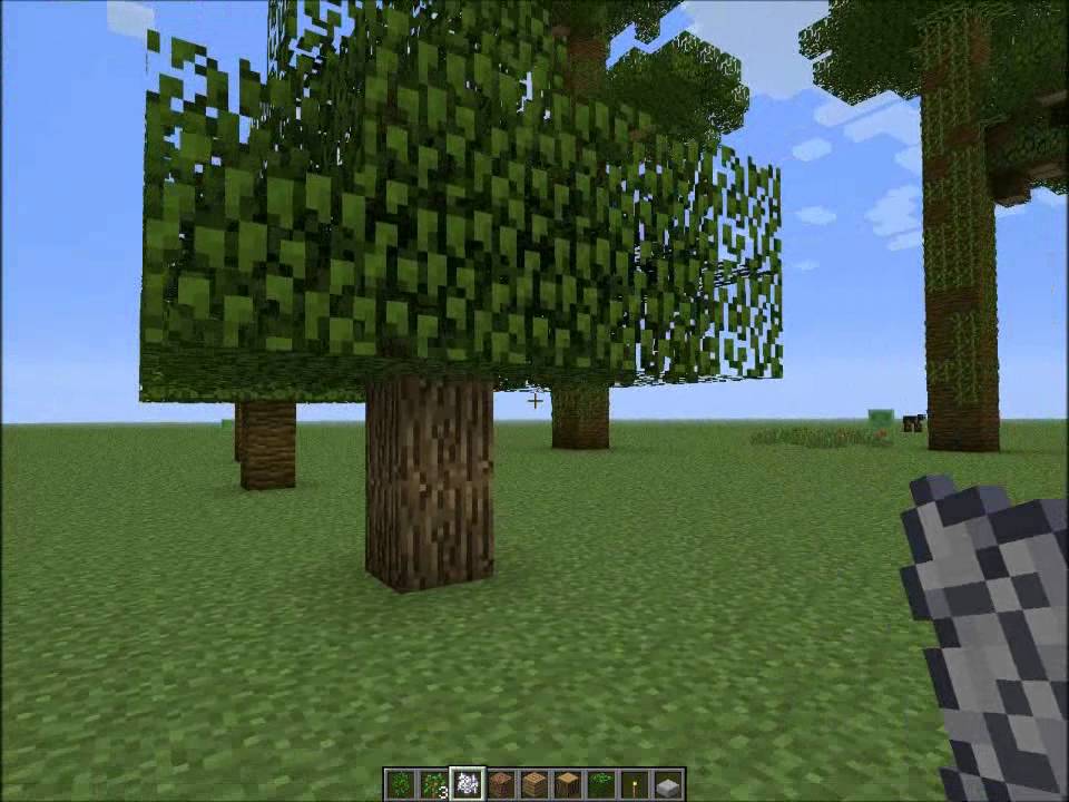 Minecraft 2x2 Ağaç Oluşturma - YouTube
