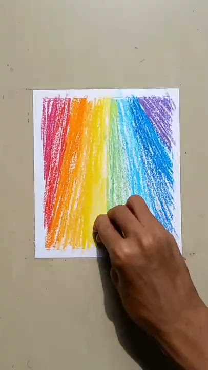 easy oil pastels drawing #shorts #viral