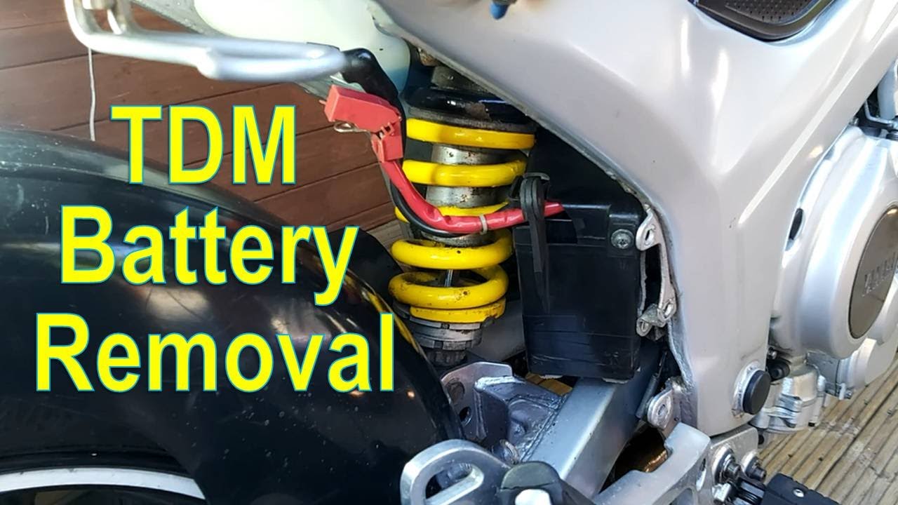 Yamaha TDM 4TX Battery removal change