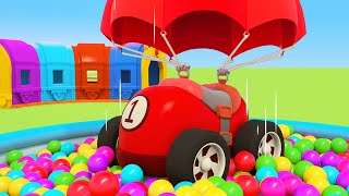 Racing cars jump in a ball pit! Full episodes of Helper cars cartoons for kids. Cars games & toys. by Helper Cars 103,753 views 4 months ago 19 minutes