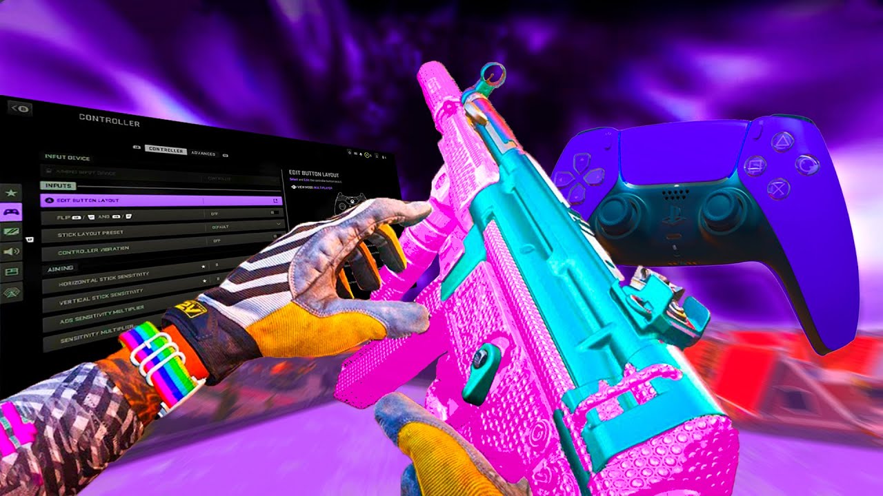*BEST* Controller Settings For MOVEMENT + AIMBOT 💜 - YouTube