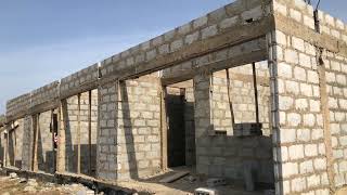 Building in Ghana; block laying on lentil beams | +233(0)508217315 #construction