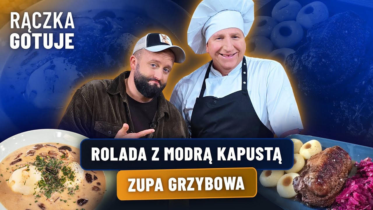 Śląski duet, śląskie smaki! Grzybowa, rolady i modra kapusta! | RĄCZKA GOTUJE