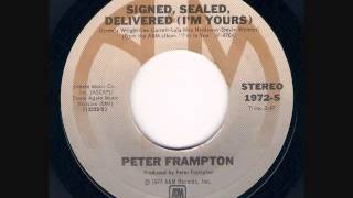 Peter Frampton - Signed, Sealed, Delivered (I'm Yours) (1977) chords