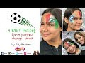 4 Fast & Easy Soccer/ Futbol Face Painting Design Ideas