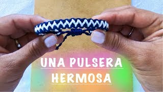 ESTA PULSERA DE HILO EN MACRAMÉ TE ENCANTARÁ / TUTORIAL 2019