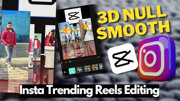 3D NULL SMOOTH CAPCUT TEMPLATE TUTORIAL | How to download 3d null Capcut template