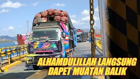 TRUCK FAUSI ARDANT SUDAH BONGKAR DI KOTA BIMA LANGSUNG DAPET TIKET PULANG BARENG SAM YOYOK