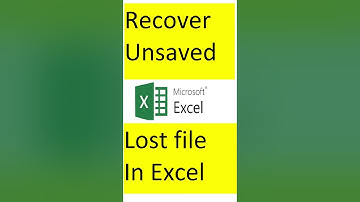 How to Recover Unsaved or Lost Excel File | Recover Deleted file in excel | Excel tips and tricks