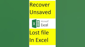 How to Recover Unsaved or Lost Excel File | Recover Deleted file in excel | Excel tips and tricks
