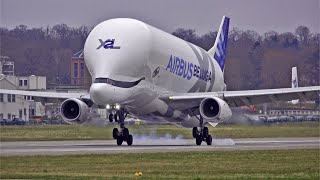 PLANESPOTTING HAMBURG FINKENWERDER AIRPORT 2022 with AIRBUS A330 BELUGA XL GO-AROUND