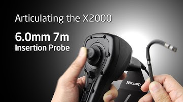 How does it work? | Articulating the X2000 6.0mm 7m insertion probe!