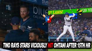 CHAOS AT LA! 2 Rays Players Viciously Hit Ohtani After 15th Home Run — MLB Issues Instant Punishment