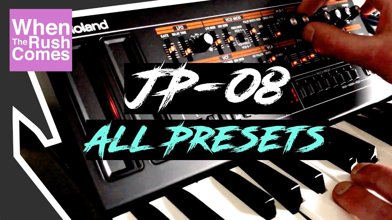 DTM・DAW Roland JP-08 Roland Boutique JP-08 | All Presets demo - YouTube