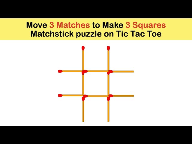 Matchstick puzzles with answers to improve your brain 