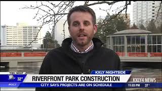 An update on Riverfront Park's makeover progress