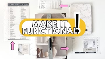 Setting Up The BEST Planner & Productivity System | Full Flip Through