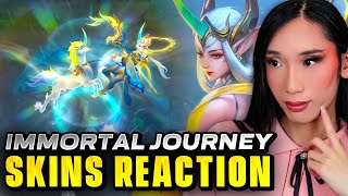 Reacting To Immortal Journey Skinline! (I am very late to this)