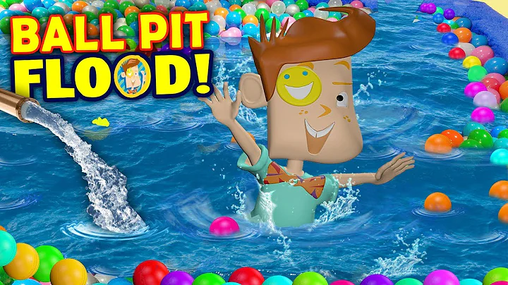 OUR BALL PIT FLOODED! Crazy Washer Machine + Chick...