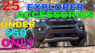 25 Cheap Upgrades Mods Accessories For FORD EXPLORER SUV Under $50 Bucks Only For Interior Exterior