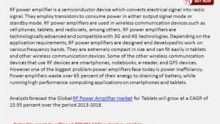 Global RF Power Amplifier Market for Tablets 2018