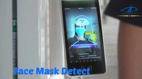 HFSecurity RA08T Facial Temperature Recognition Access Control Machine with Automatic Anti Covid Tur