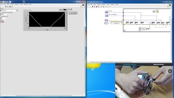 MCP 3201 + LabVIEW + NI USB 8451