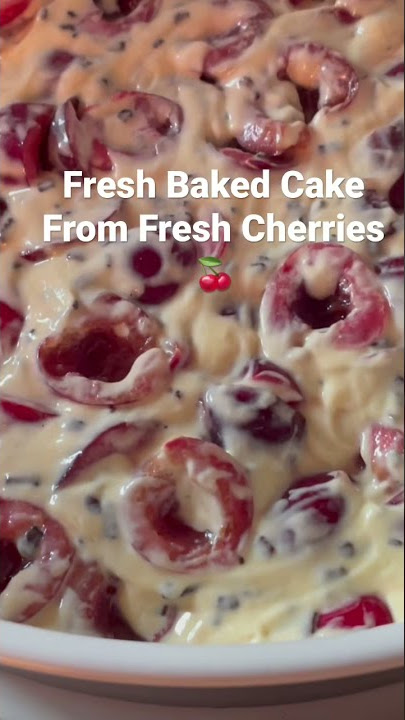 🇩🇪🇵🇭AMAZING CHERRY CAKE FROM FRESH CHERRIES 🍒 🎂