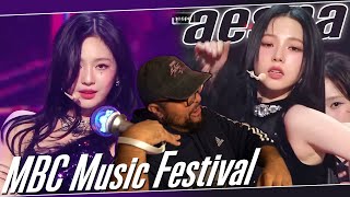 aespa MBC Music Festival 2023 REACTION | THIS NEW DANCE BREAK 🧎🏽‍♂️