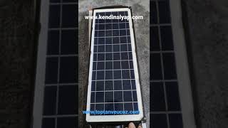 90 Watt Solar Güneş Enerjili Led Bahçe Sokak Park Site Otopark Aydınlatma Wwwkendinalyapcom