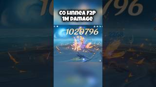 C0 Linnea F2P 1M Nuke Damage #genshinimpact #genshin