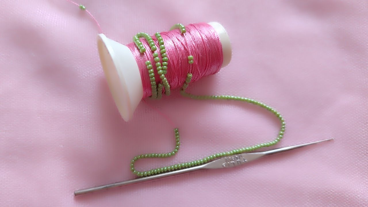 Güzel mi Güzel Boncuklu Tığ Oyası Modeli #782