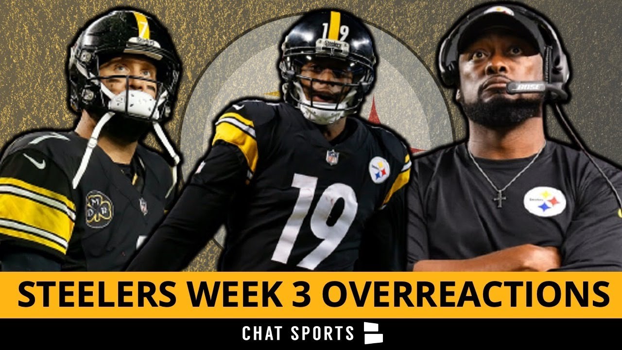 Steelers Rumors, Injuries & Overreactions Post-Week 3: Bench Big Ben? Juju Smith-Schuster Injury