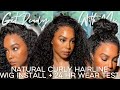 GRWM | *NATURAL CURLY HAIRLINE!* WIG INSTALL & 24 HR WEAR TEST + MAKEUP | RPGHAIR | ALWAYS AMEERA