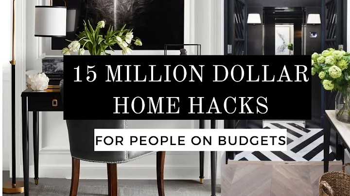 MILLION DOLLAR HOME HACKS for PEOPLE ON A BUDGET |...