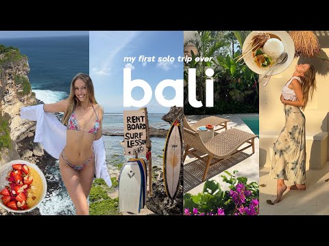 my first SOLO TRIP! | ULUWATU, BALI: surfing, learning how to be alone