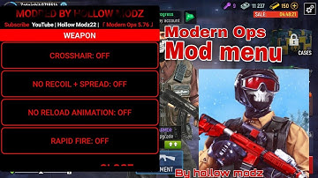 Modern Ops mod menu  by hollow modz