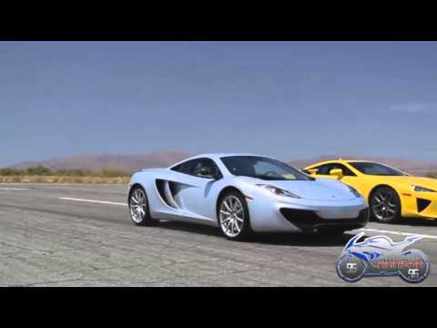 mclaren mp4-12c против ламборджини