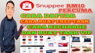 #snuppe RM10 Percuma #caradaftar#carabuatFreetask#cararecharge dan buat task vip